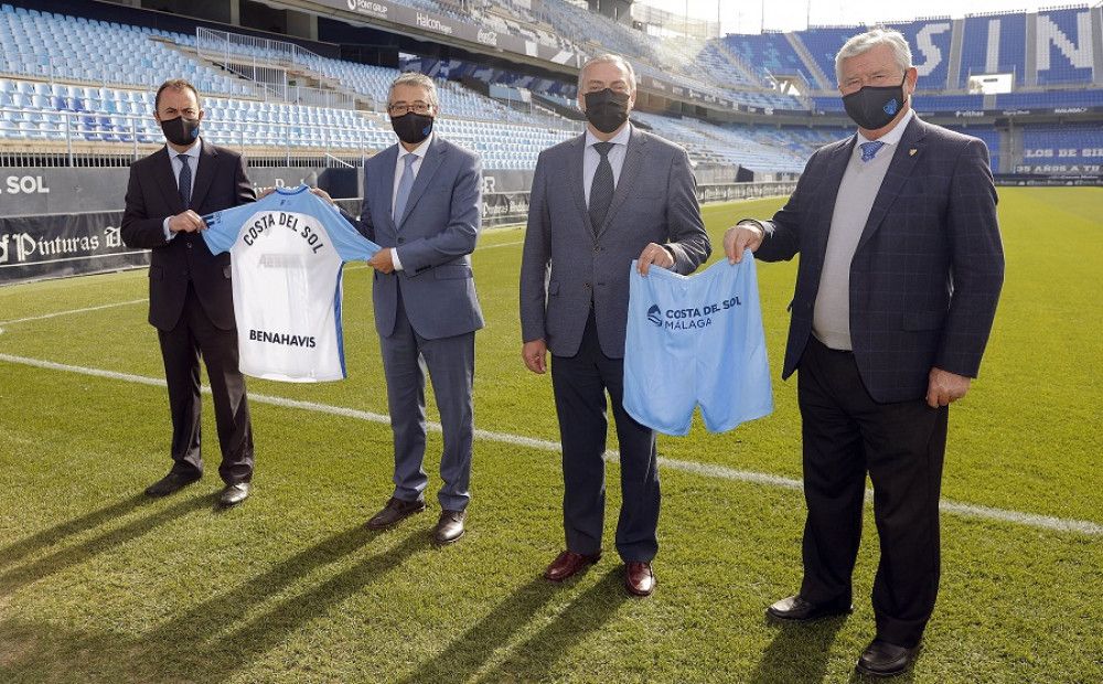 Turismo Costa del Sol renueva el patrocinio con el Málaga C.F para la temporada 2020/21
