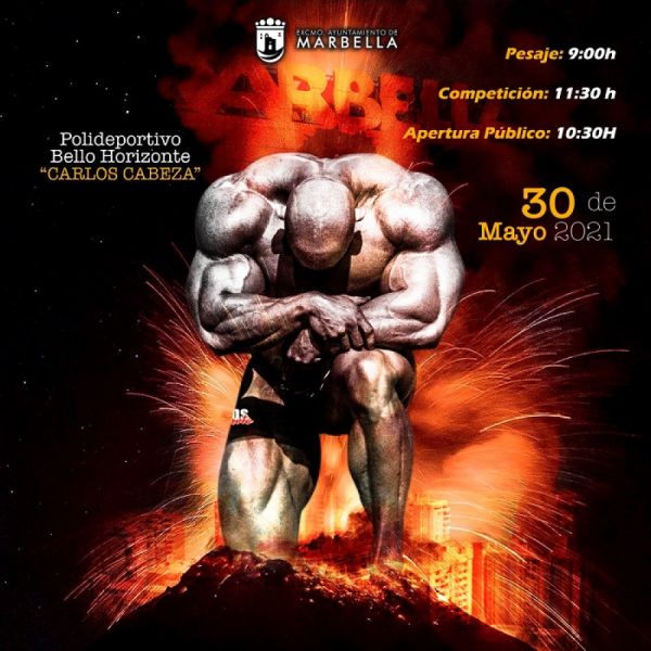 El Polideportivo Carlos Cabezas acogerá este domingo el II Trofeo Nacional Ciudad de Marbella y el Campeonato Provincial de Málaga de Fisioculturismo