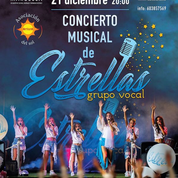 El Grupo Vocal "Estrellas" actuará el próximo miércoles en el Teatro la Alcoholera de San Pedro Alcántara