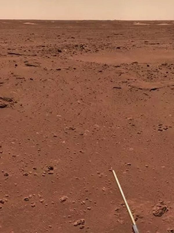 Una misión china encuentra evidencias de agua en unas dunas de Marte
