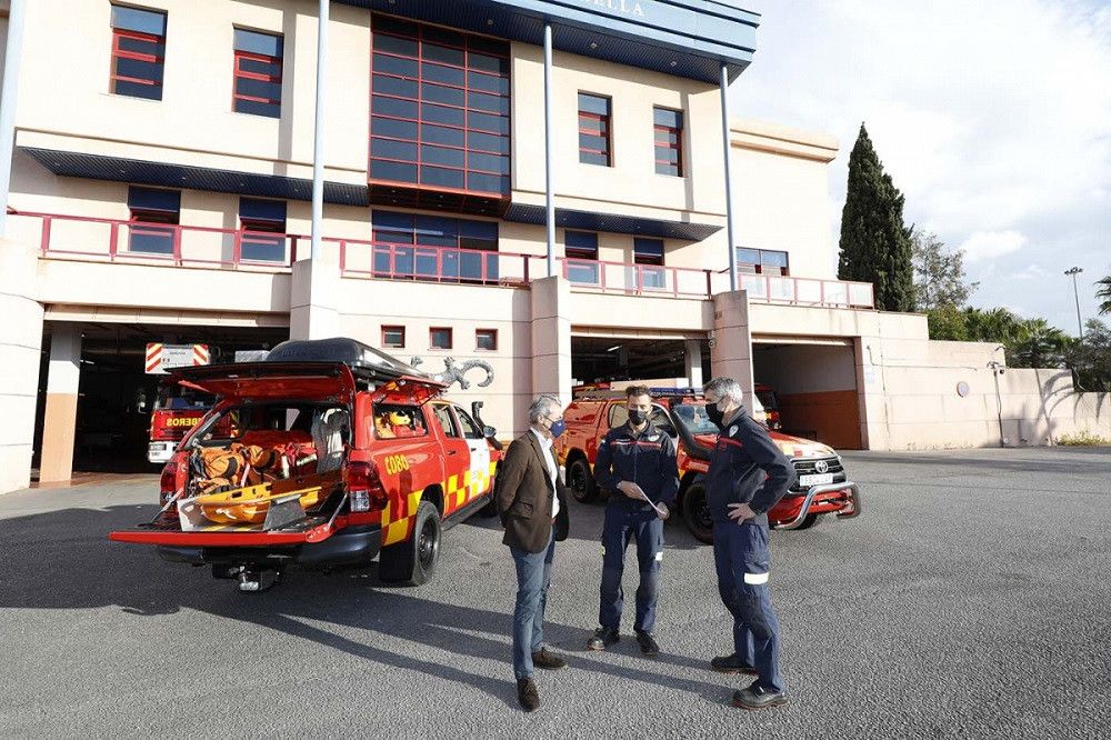 El Cuerpo de Bomberos de Marbella incorpora dos nuevos vehículos de rescate a su parque móvil