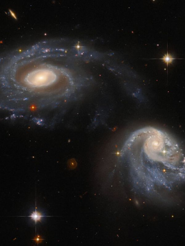 El Hubble observa dos galaxias interactuando
