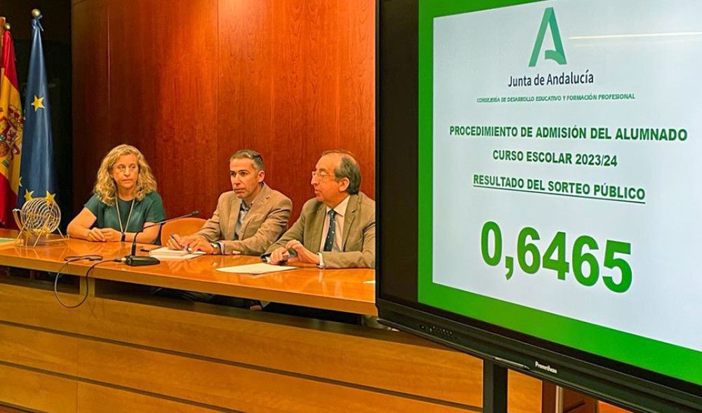 El número 0,6465 resolverá los casos de empate para la escolarización 2023/24
