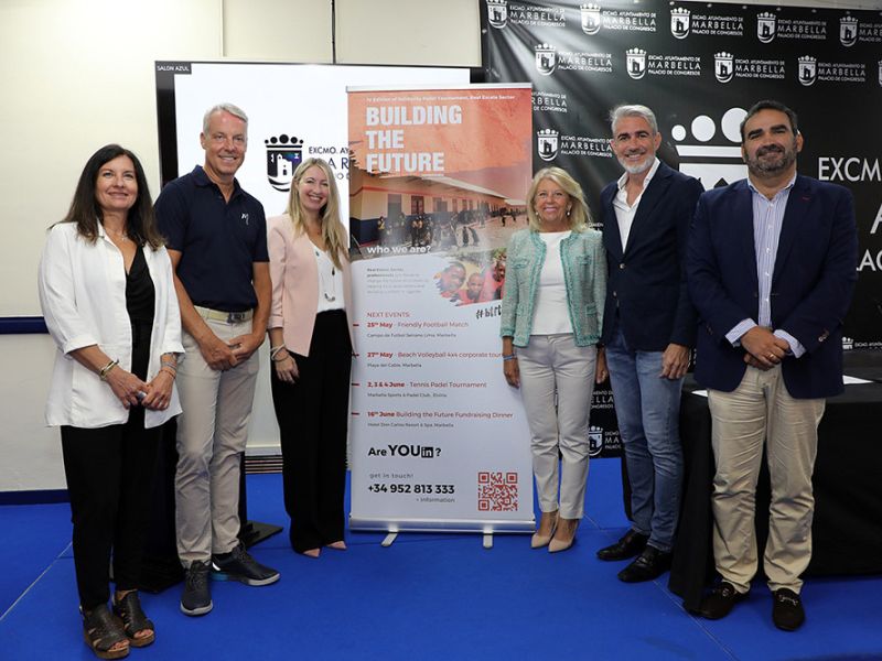El Ayuntamiento respalda los torneos deportivos y la cena solidaria del sector inmobiliario de la Costa del Sol a beneficio de distintas asociaciones locales y de un proyecto educativo en Uganda