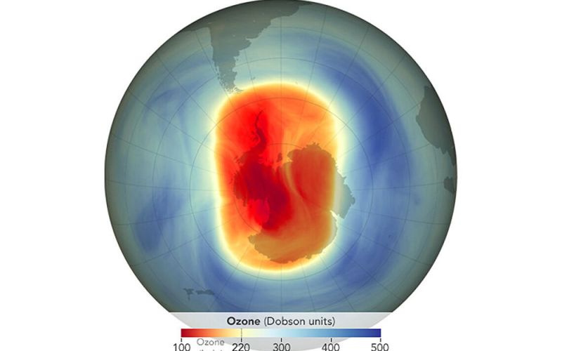 El agujero de la capa de ozono en 2023 es "muy modesto" aunque tiene un tamaño similar al de América del Norte