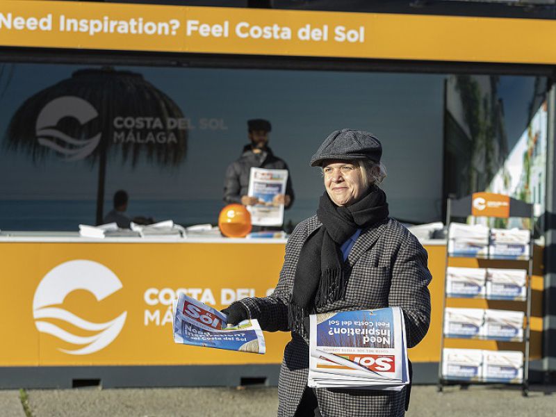 Costa del Sol despliega en Londres una original acción promocional y una campaña digital que espera alcanzar 2,5 millones de impactos