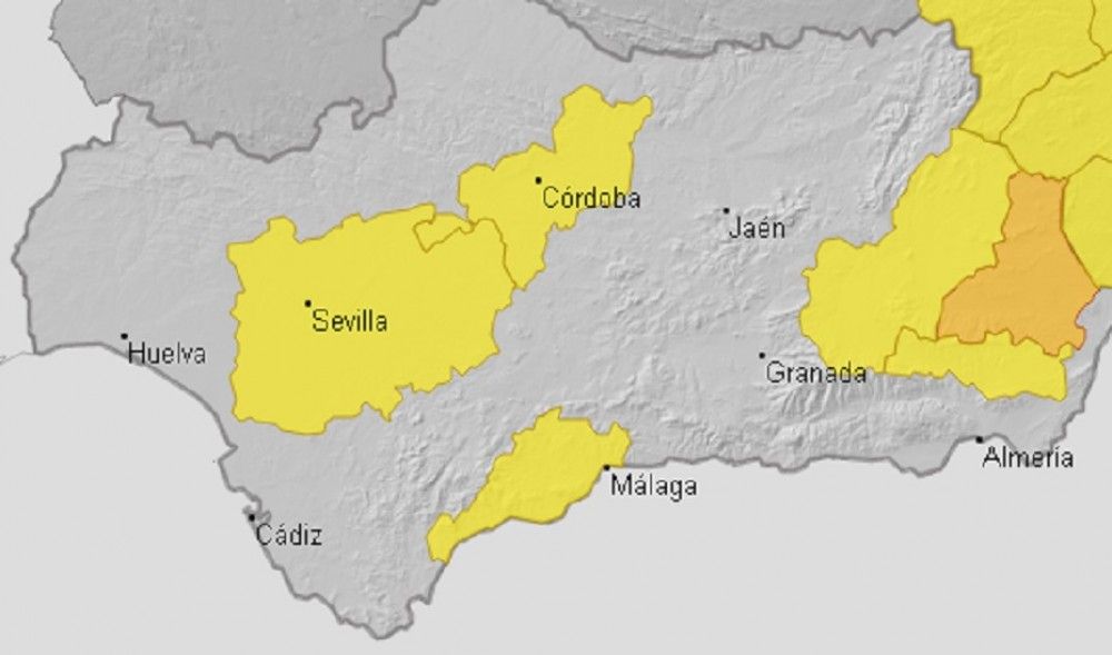 Activado para hoy miércoles el aviso naranja por altas temperaturas en Almería