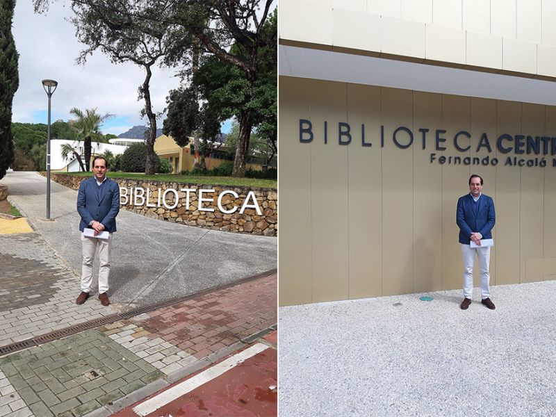 Por Mi Pueblo Marbella solicita al Ayuntamiento que mejore las condiciones de seguridad y uso de la Biblioteca Fernando Alcalá