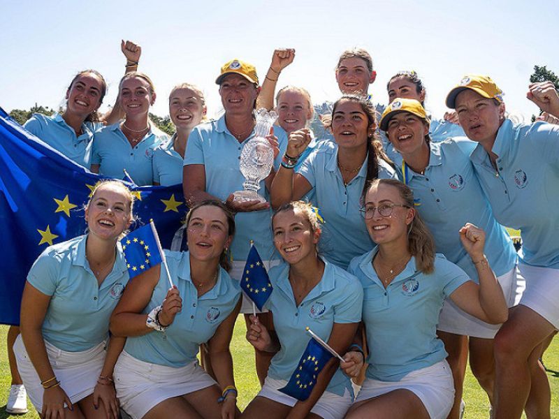 Una Europa sublime avasalla a Estados Unidos en la PING Junior Solheim Cup