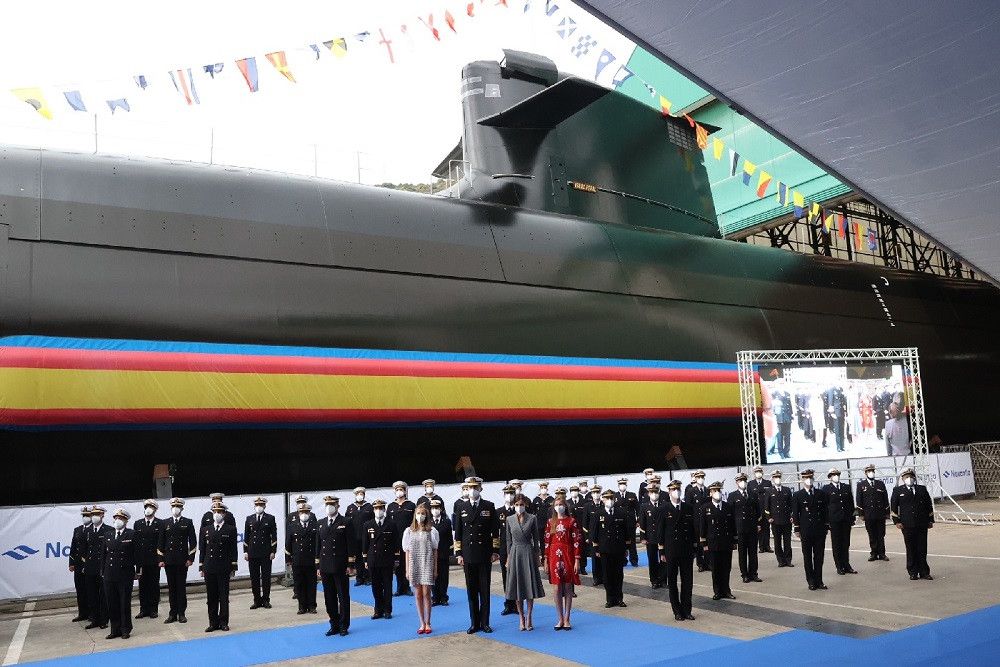 Celebrada la puesta a flote del "Isaac Peral", el primer submarino de la serie S-80