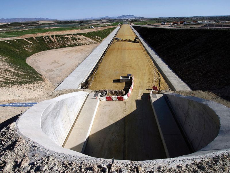 El Gobierno afirma que las obras del AVE Almería están por encima del 50% de ejecución