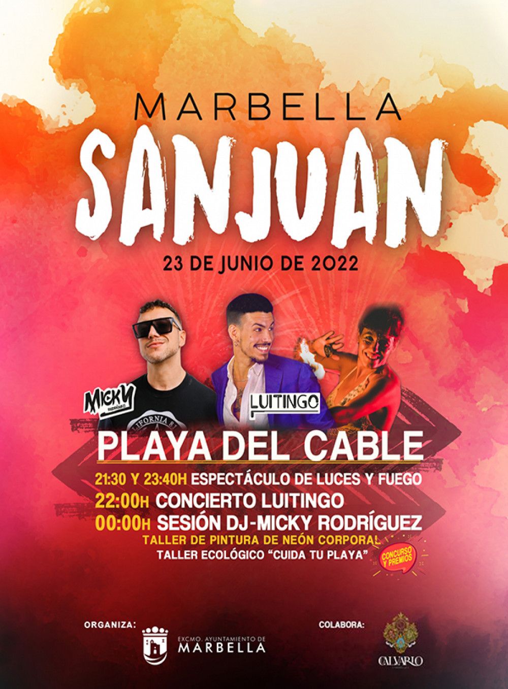 La Playa de El Cable volverá a ser el escenario principal de la celebración de la Noche de San Juan con actuaciones en vivo y un espectáculo de luces, fuego y malabares