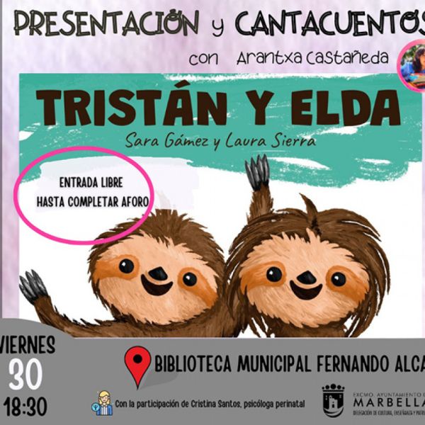 La Biblioteca Central Fernando Alcalá acogerá este viernes un cantacuentos sobre el libro infantil Tristán y Elda’