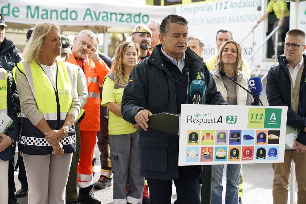 Concluye con éxito el RespuestA23’, el mayor simulacro de catástrofe del año en Andalucía