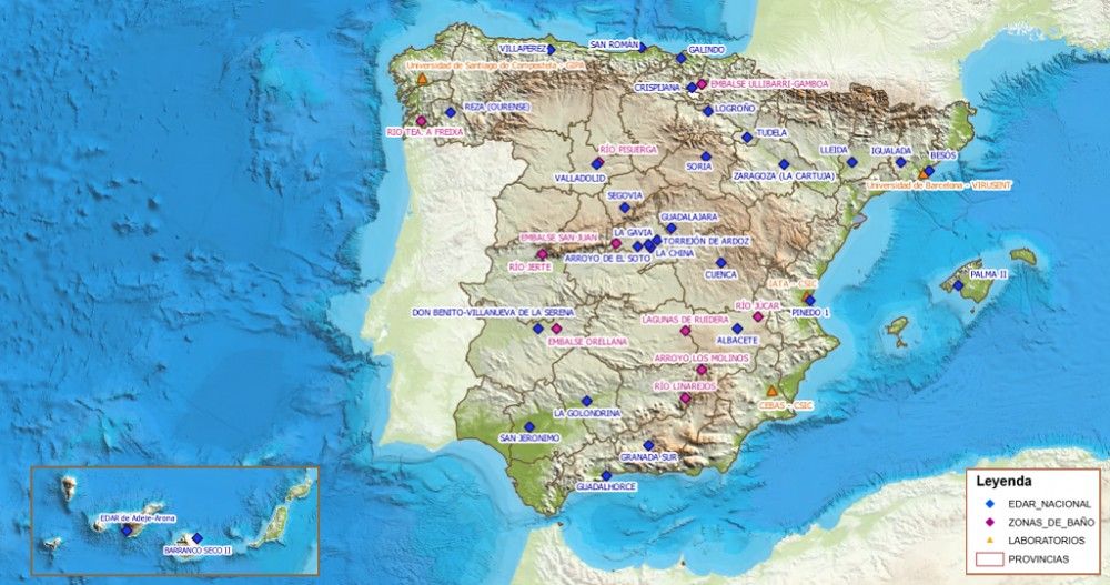 El Gobierno publica la red de puntos de control en aguas residuales y zonas de baño que alertará de posibles rebrotes de COVID-19