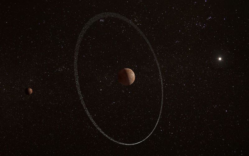 Cheops descubre un anillo inesperado alrededor del planeta enano Quaoar