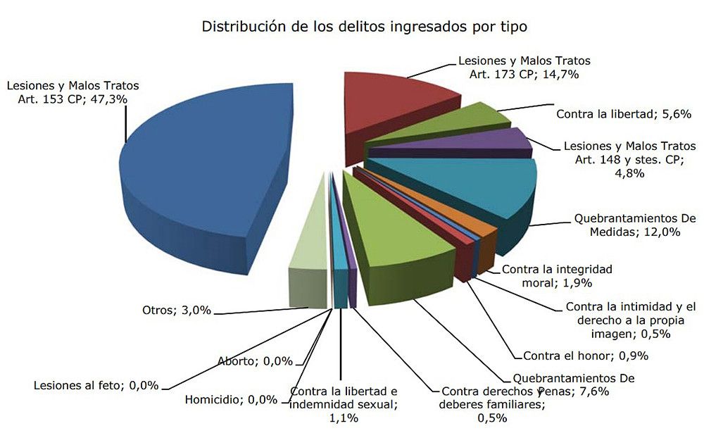Las denuncias y las víctimas de la violencia de género aumentaron en España por encima del 10 por ciento durante el pasado año