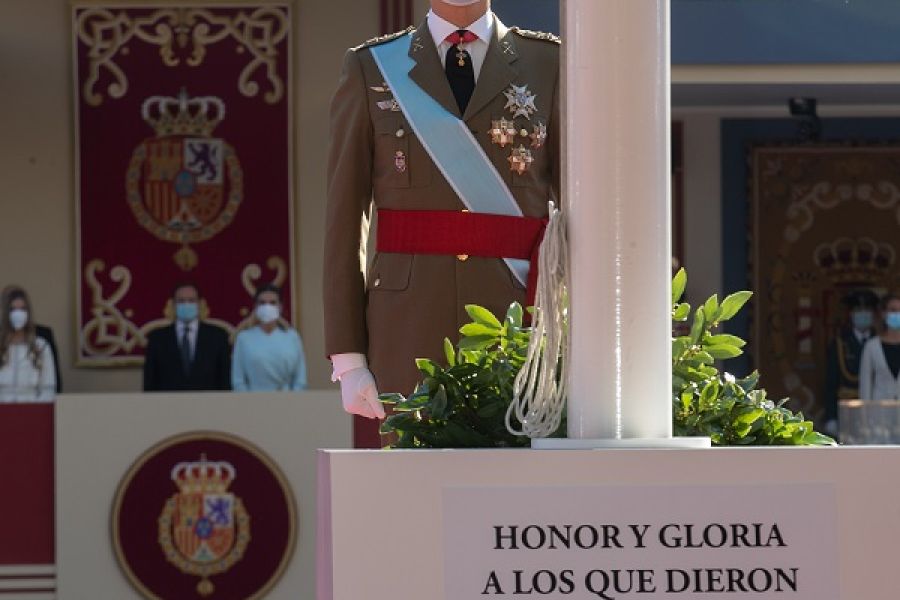 Los reyes presiden el desfile por el Día de la Fiesta Nacional