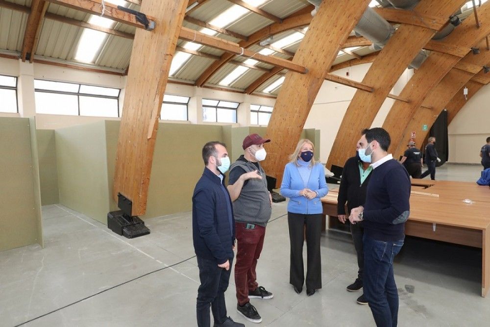 Habilitado el Palacio de Congresos y la Carpa de San Pedro Alcántara para albergar las distintas fases de la campaña de vacunación