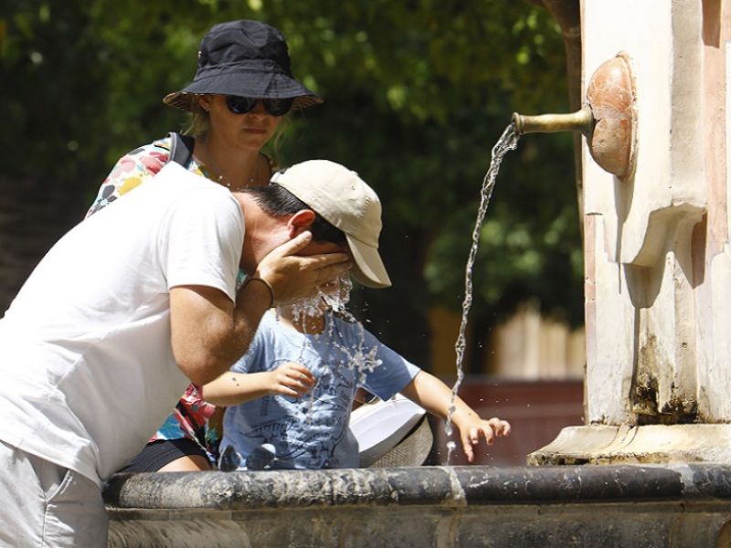 Activado el aviso naranja por calor en las provincias de Huelva, Sevilla, Córdoba, Jaén y Granada