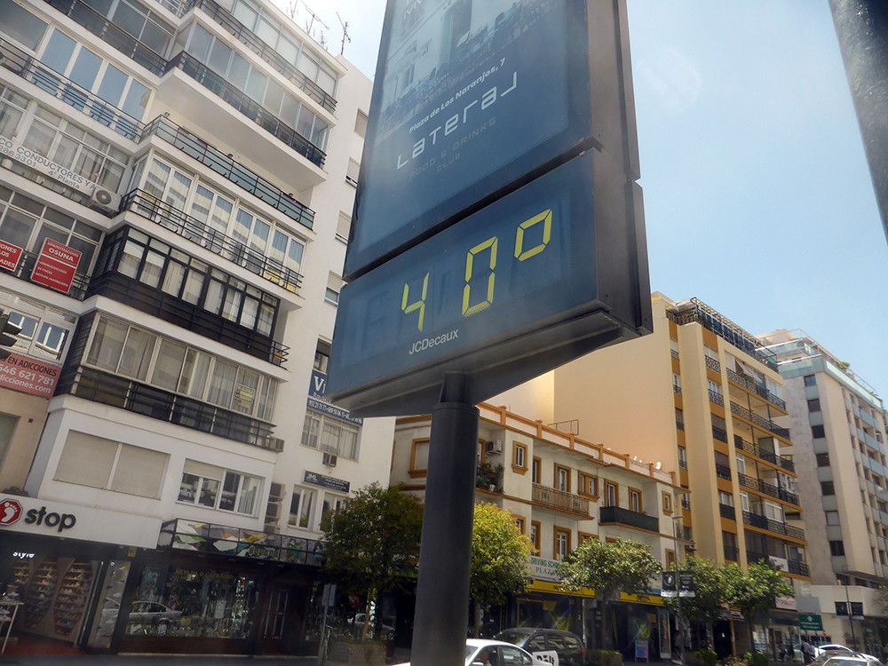 Cinco provincias andaluzas están hoy domingo en aviso naranja por altas temperaturas