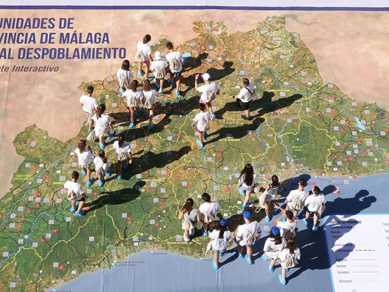 La plaza de la Marina acogerá el Mapa Gigante Interactivo de la provincia el próximo 24 de enero