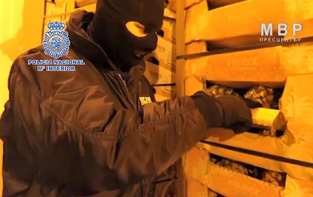 Detenidas 18 personas e incautada una tonelada de cocaína impregnada en el cartón de cajas de fruta