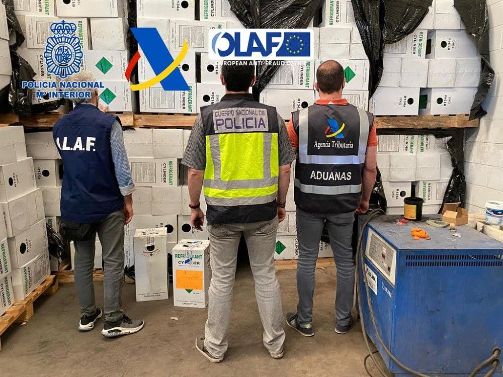 Desarticulada la organización más activa en la importación y tratamiento ilegal de gases fluorados