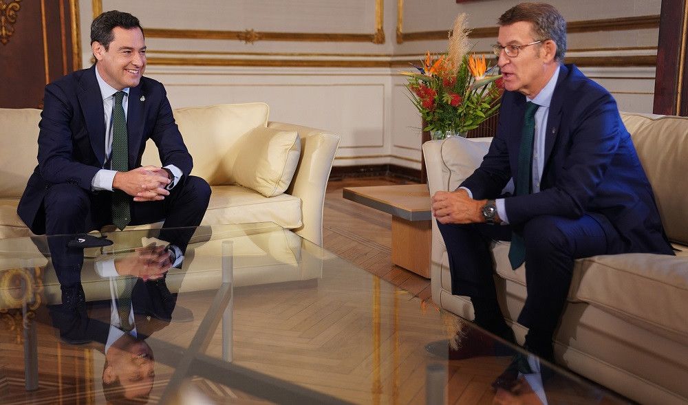 Los presidentes de Andalucía y de Galicia reclaman el fin de la bilateralidad y una financiación que garantice la igualdad entre españoles
