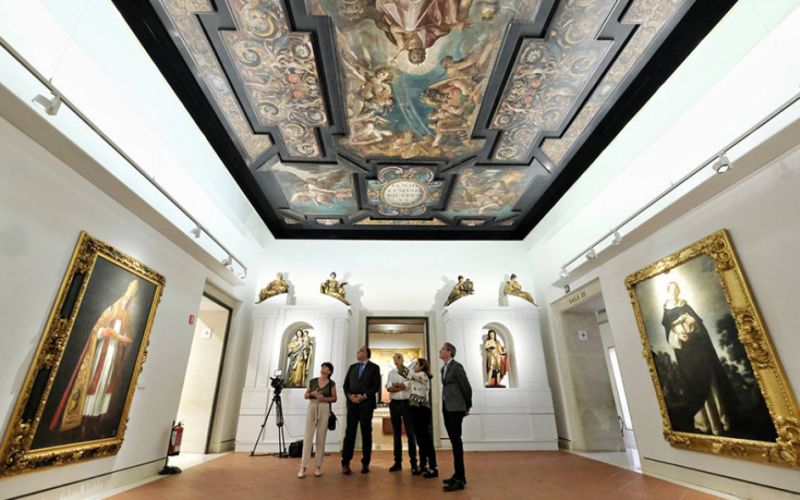 El Bellas Artes de Sevilla exhibe en su colección permanente el techo de Juan de Arguijo