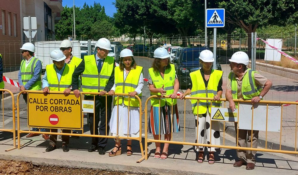 Las obras que mejorarán el abastecimiento de agua de Almería y el Bajo Andarax superan el 60%