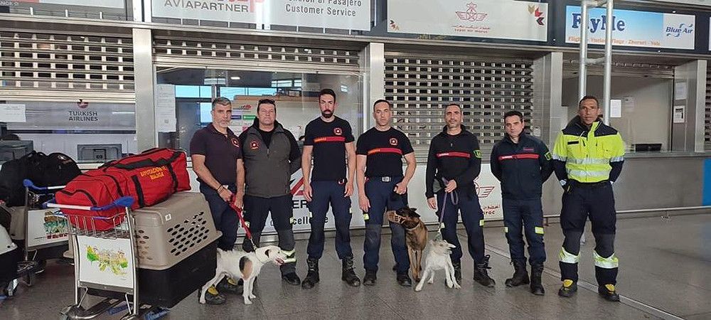 Tres contingentes de bomberos del CPB de Málaga parten hacia Turquía para colaborar en la zona afectada por el terremoto