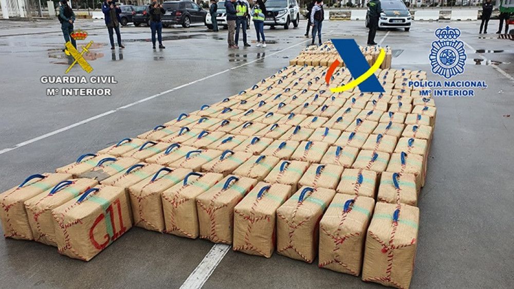 Incautadas más de siete toneladas de hachís en un nuevo golpe al narcotráfico internacional del Campo de Gibraltar
