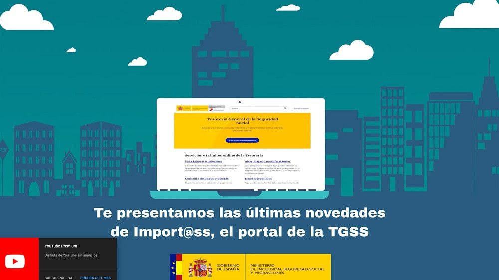 La Seguridad Social amplía los servicios del portal Import@ss y mejora el acceso a la información de la vida laboral