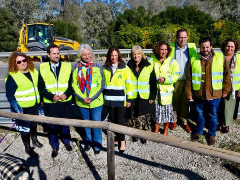 La Junta inicia las obras de la vía ciclopeatonal de 24 kilómetros entre Jerez y La Barca de la Florida