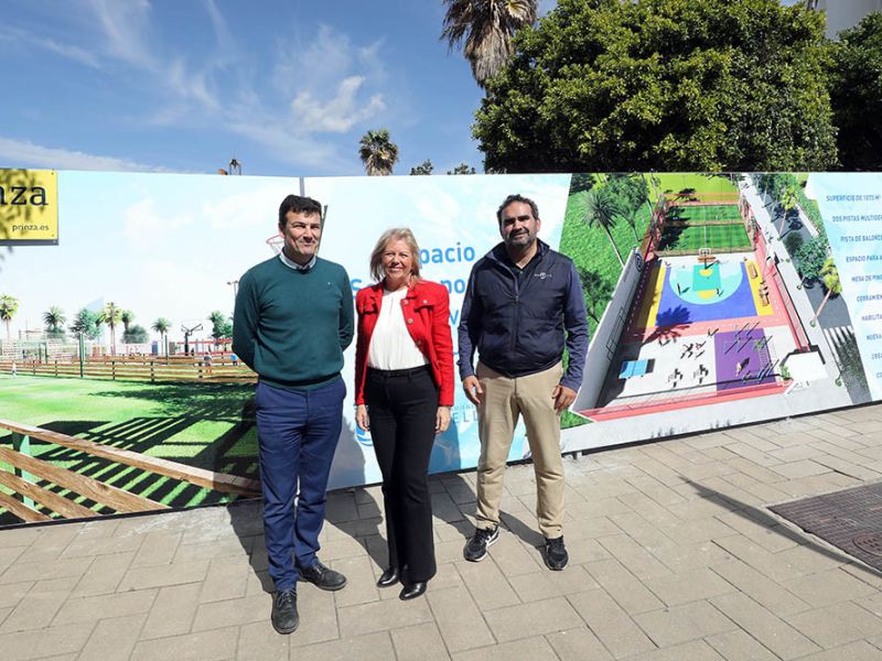 El Ayuntamiento construye un nuevo espacio socio deportivo en Nueva Andalucía en una parcela de más de 1.000 metros cuadrados