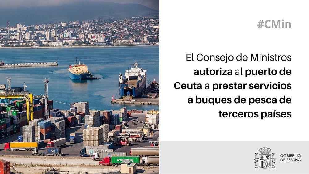 El Consejo de Ministros autoriza al puerto de Ceuta a prestar servicios a buques de pesca de terceros países