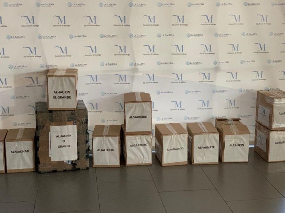 La Diputación reparte a los ayuntamientos más pequeños 47.500 mascarillas adquiridas por la institución