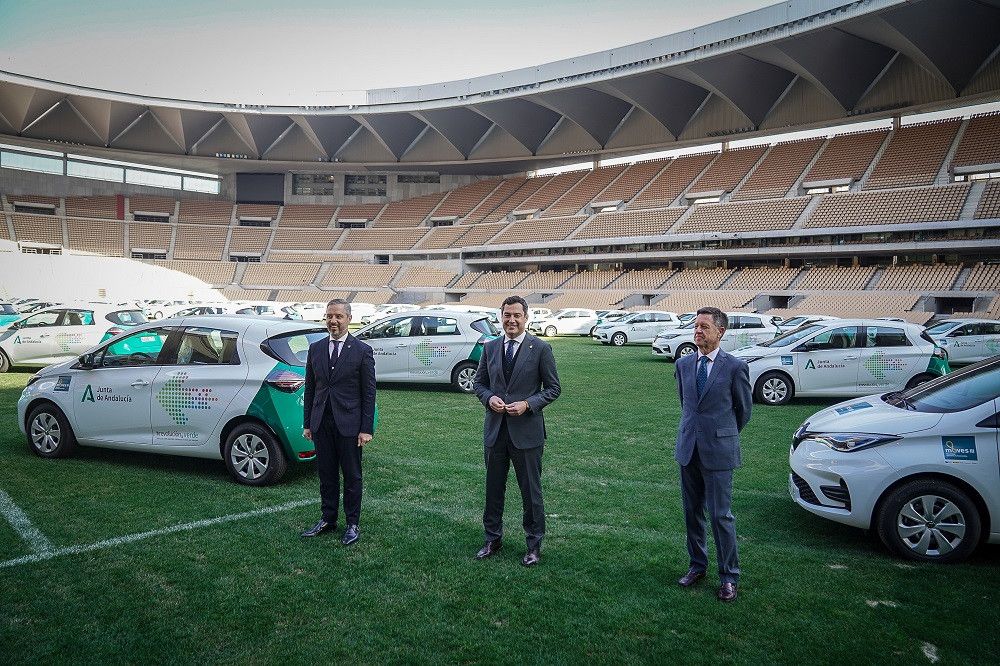 El Gobierno andaluz adquiere 147 vehículos 100% eléctricos para renovar su parque móvil