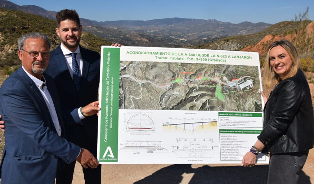 La Junta pone fin a casi 20 años de espera con el inicio de las obras del nuevo acceso a la Alpujarra