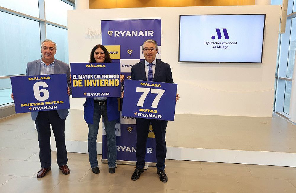 La oferta de plazas aéreas de octubre a diciembre hacia la Costa del Sol se incrementa un 23,4% respecto a los mismos meses de 2022