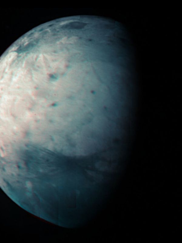 Juno celebra su décimo aniversario con esta imagen de Ganímedes