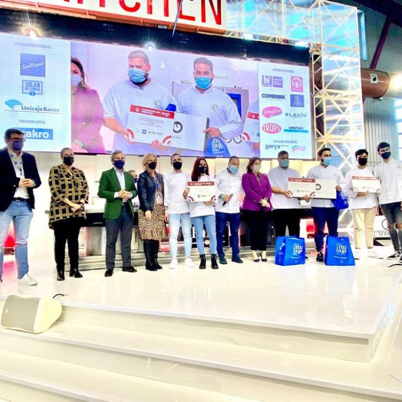 Antonio García y Cristian Ponce, de la escuela de hostelería CESHMA, ganadores del VIII Concurso Joven Chef Sabor a Málaga