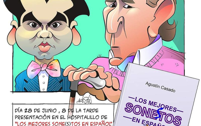 El Hospital Real de la Misericordia albergará mañana miércoles la presentación del libro de Agustín Casado Los mejores sone(s)tos en español’