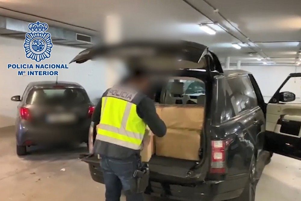 La Policía Nacional interviene 300 kilos de hachís transportados en un vehículo en plena alerta sanitaria