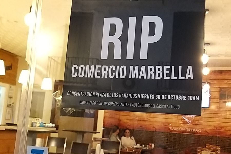 Comerciantes y hosteleros de Marbella advierten de que están al límite