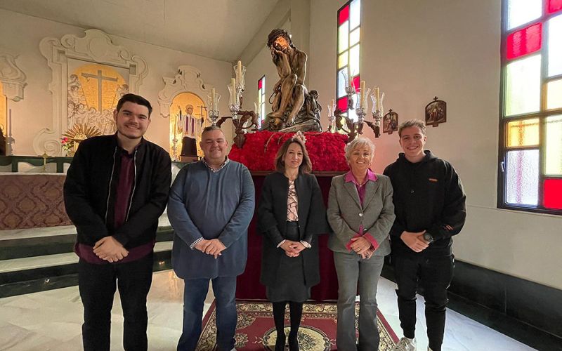 La nueva talla del Cristo de Humildad y Paciencia presidirá este viernes el Vía Crucis oficial de la Agrupación de Cofradías de Málaga