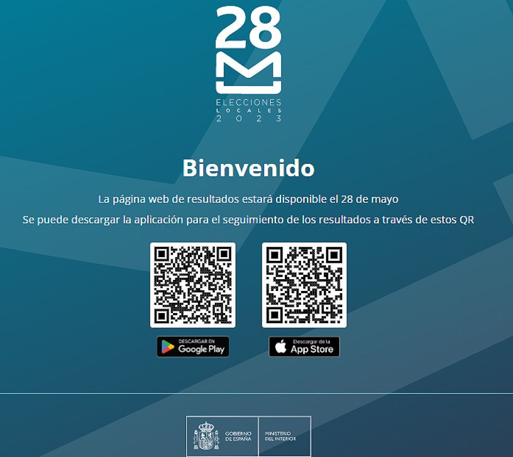Una web y una aplicación móvil permitirán seguir en directo los resultados de las elecciones locales del 28M