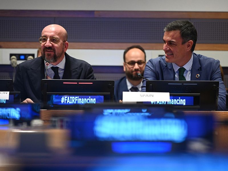 Sánchez copreside en los márgenes de Naciones Unidas un evento sobre la reforma de la arquitectura financiera internacional