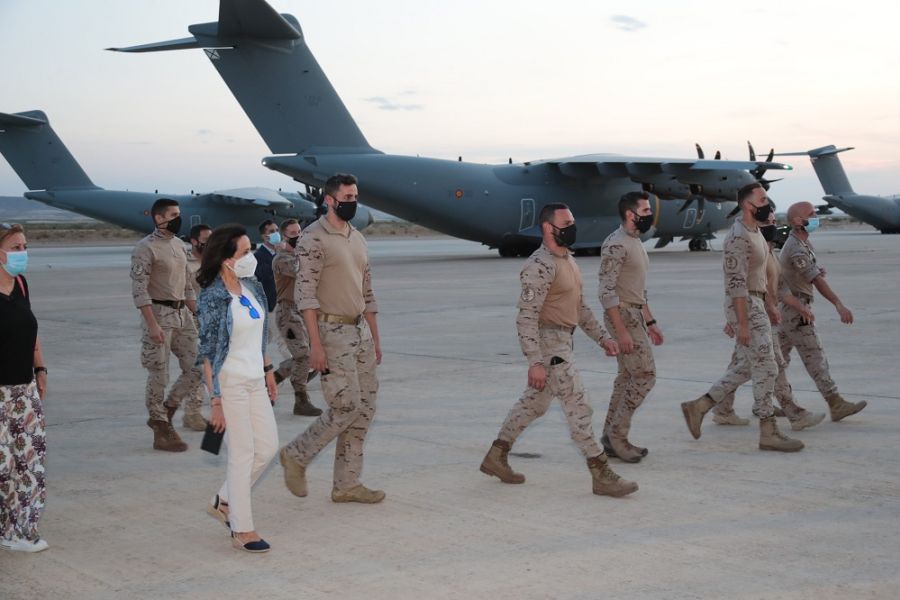 Aterrizan en Zaragoza los dos últimos A400M procedentes de Kabul